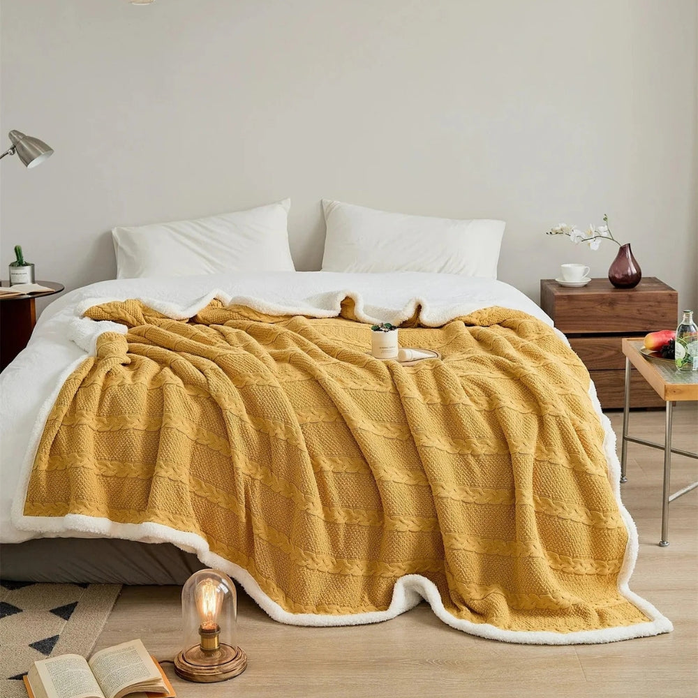 Couverture douillette pour femme et homme en microfibre, ultra douce et chaude 0