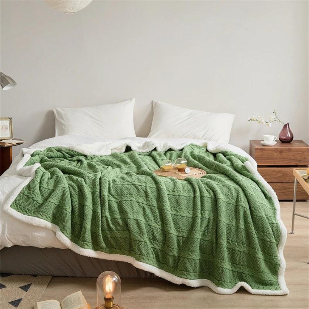 Couverture douillette pour femme et homme en microfibre, ultra douce et chaude 1