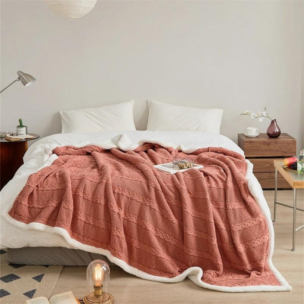 Couverture douillette pour femme et homme en microfibre, ultra douce et chaude 5