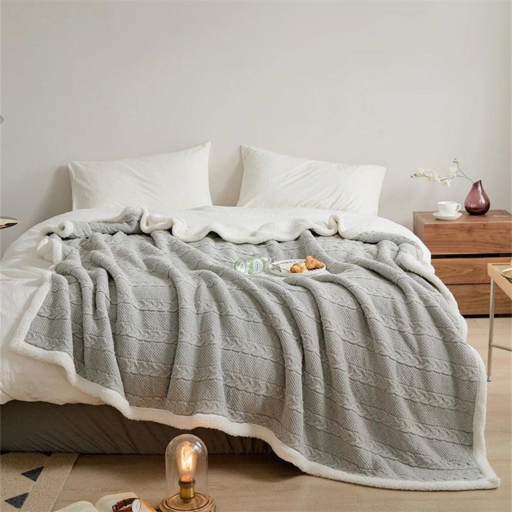 Couverture douillette pour femme et homme en microfibre, ultra douce et chaude 6