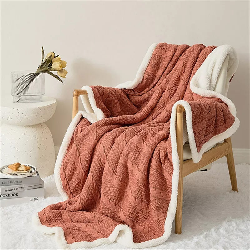 Couverture douillette pour femme et homme en microfibre, ultra douce et chaude 7