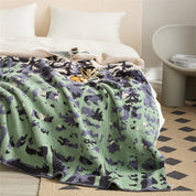 Couverture en microfibre douce pour femme, motif inspiré de la nature 0
