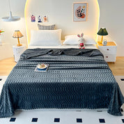 Couverture en microfibre pour homme et femme avec motif galets, ultra douce et douillette 7