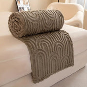 Couverture en peluche moderne pour la maison en microfibre 0
