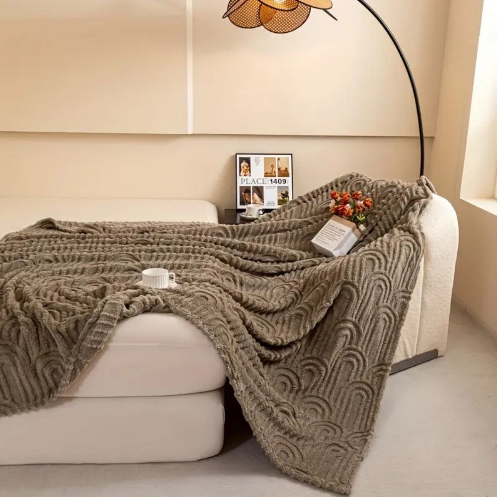 Couverture en peluche moderne pour la maison en microfibre 2