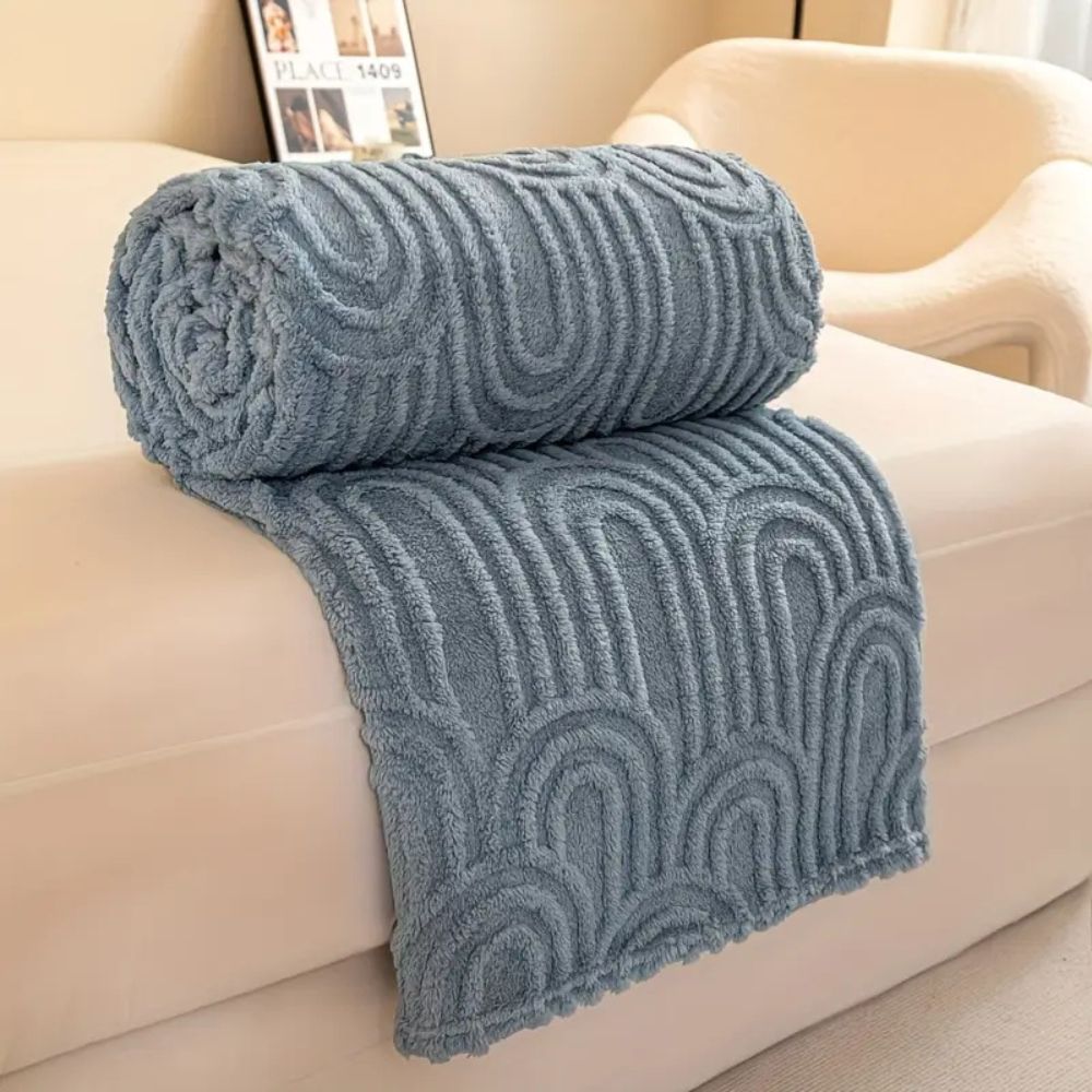 Couverture en peluche moderne pour la maison en microfibre 3