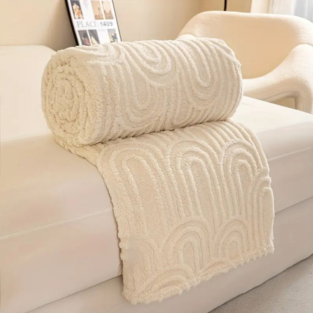 Couverture en peluche moderne pour la maison en microfibre 5