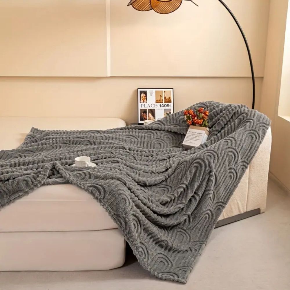 Couverture en peluche moderne pour la maison en microfibre 6