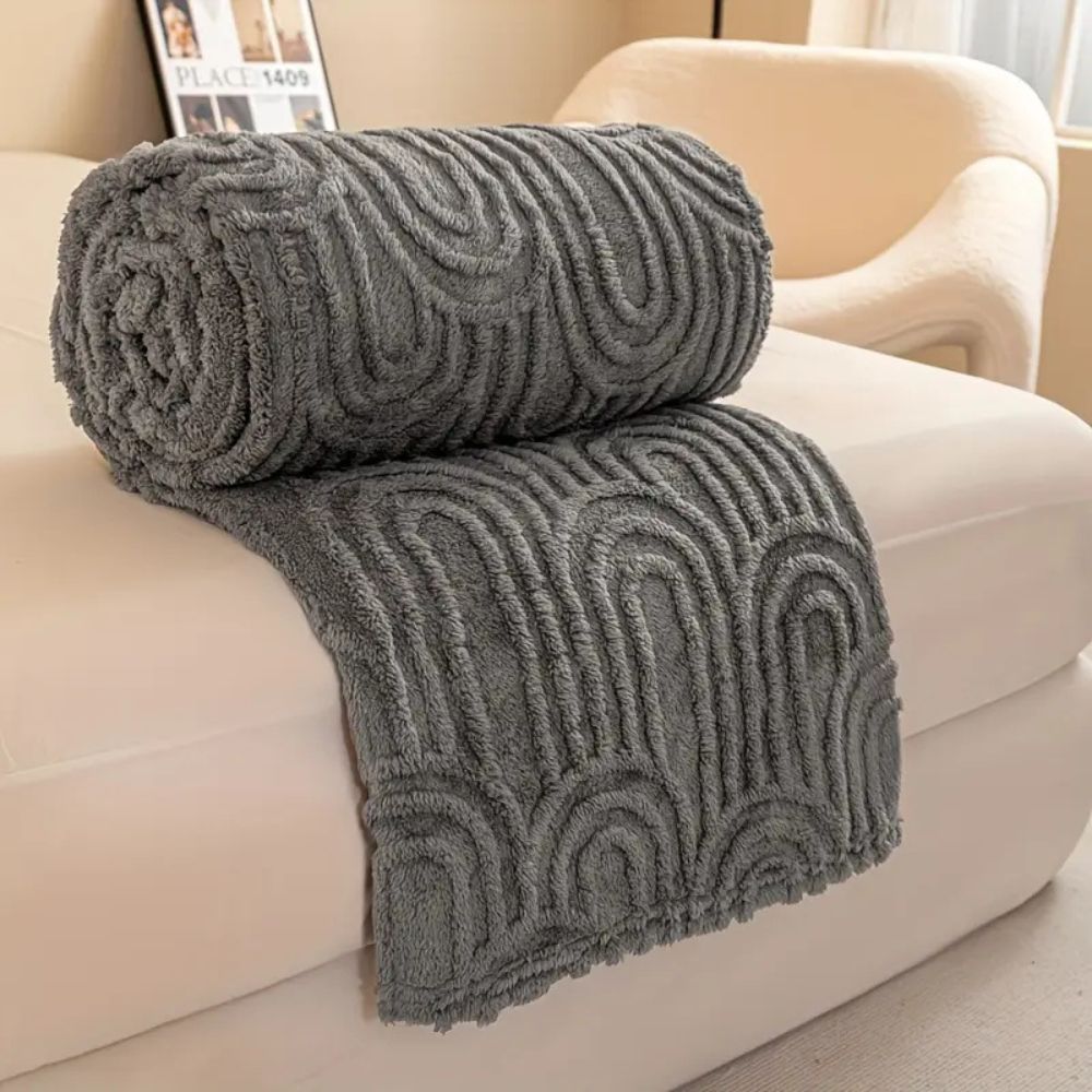 Couverture en peluche moderne pour la maison en microfibre 7