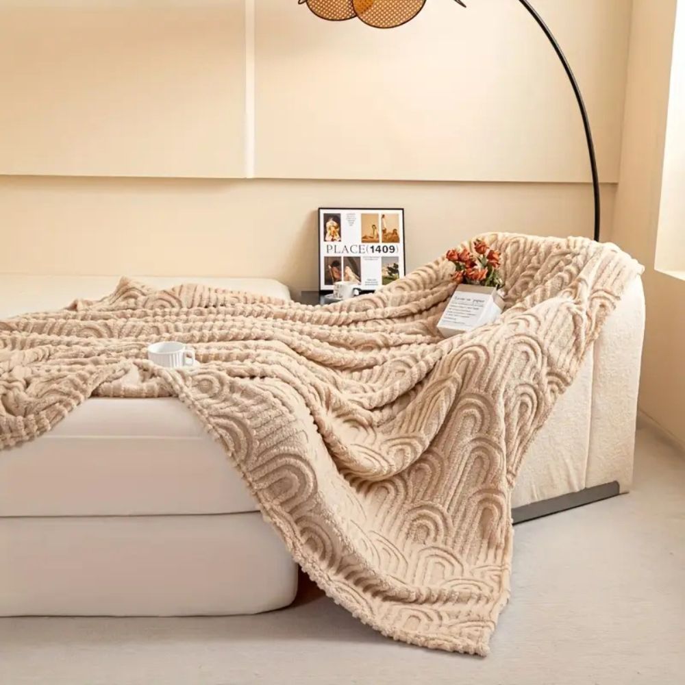 Couverture en peluche moderne pour la maison en microfibre 8