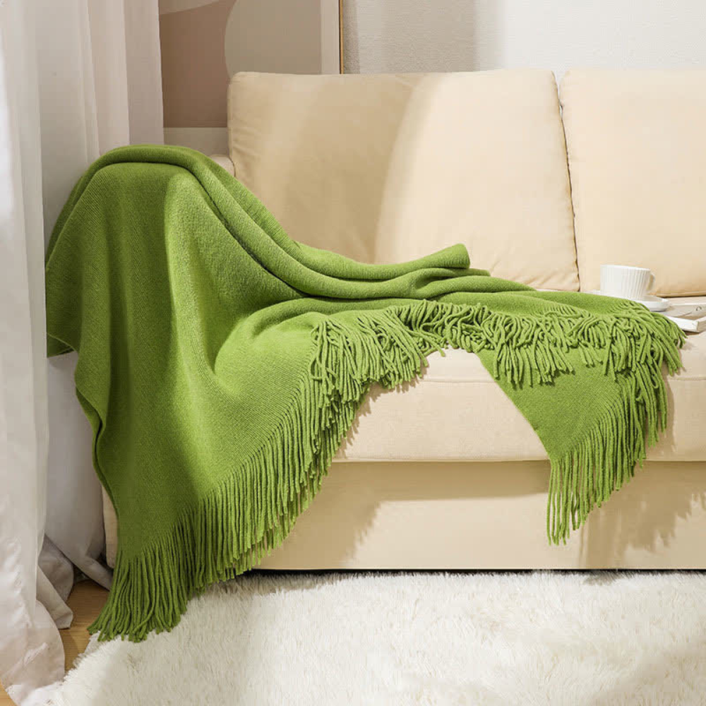 Couverture en tricot épais pour femmes et hommes Acrylique doux 11