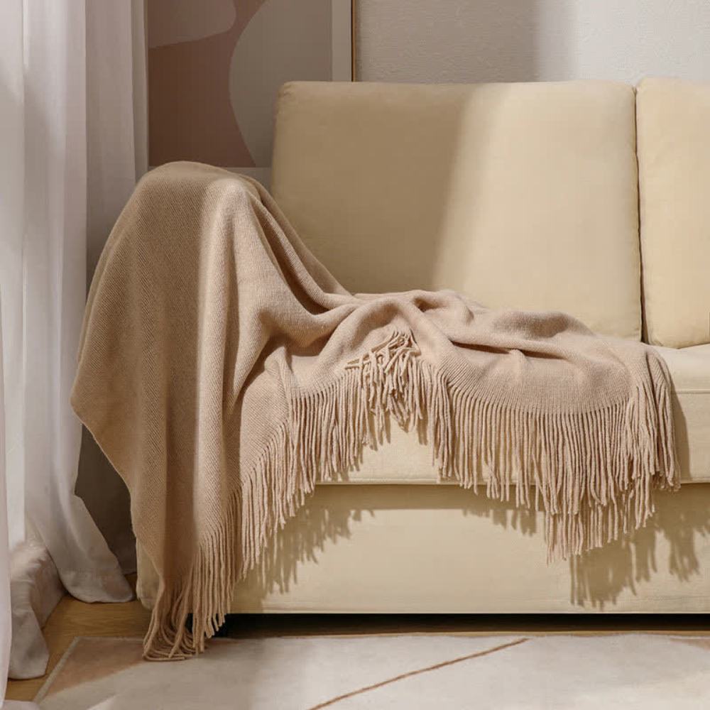 Couverture en tricot épais pour femmes et hommes Acrylique doux 3