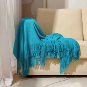 Couverture en tricot épais pour femmes et hommes Acrylique doux 5