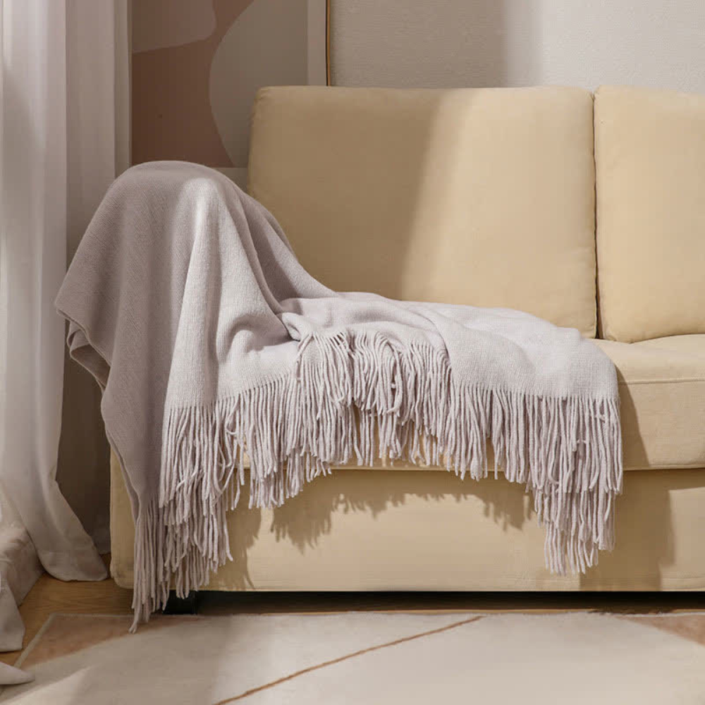 Couverture en tricot épais pour femmes et hommes Acrylique doux 8
