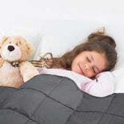 Couverture lestée thérapeutique pour un sommeil réparateur. Matériau respirant. 3