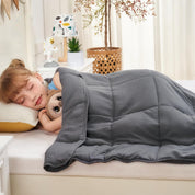 Couverture lestée thérapeutique pour un sommeil réparateur. Matériau respirant. 7