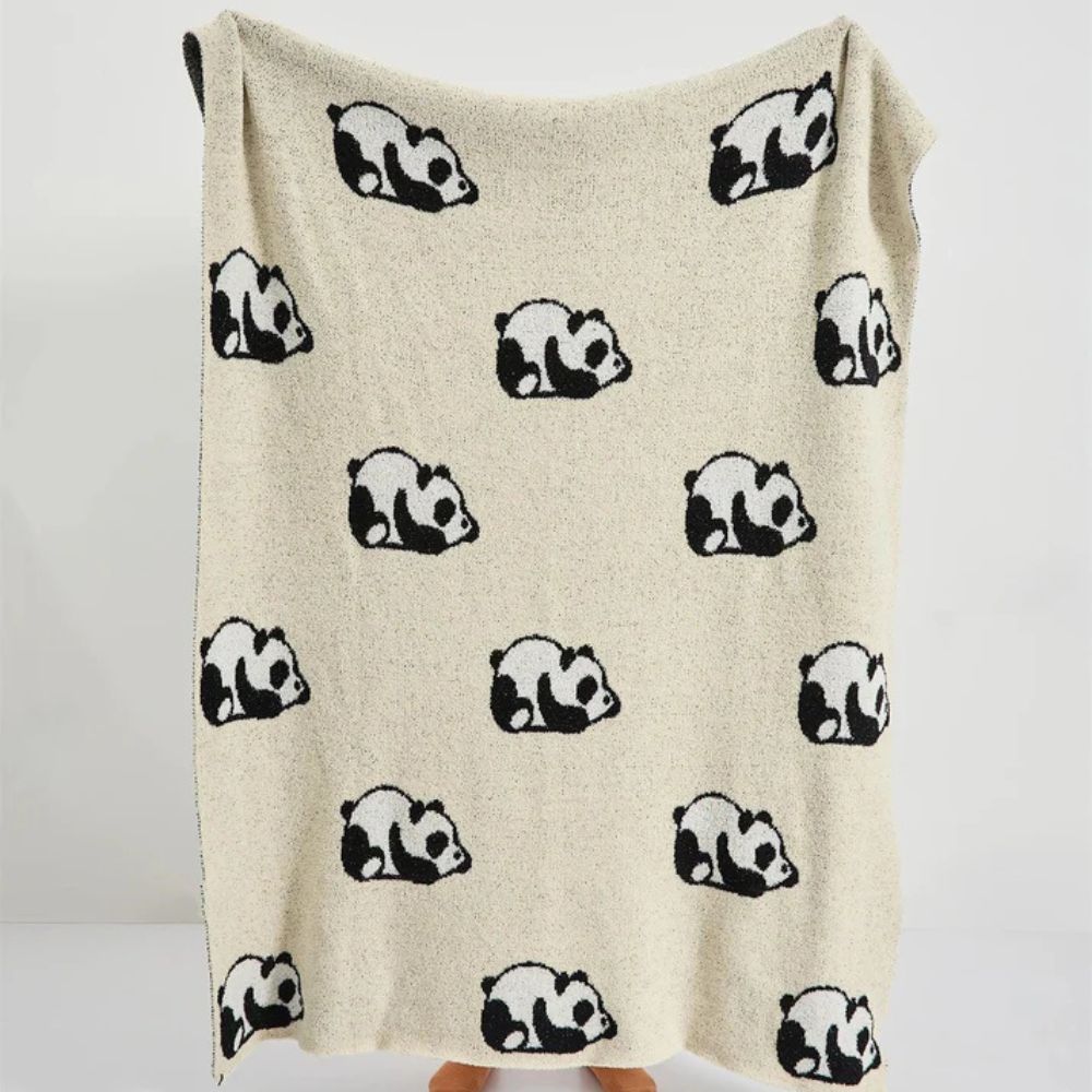 Couverture panda kawaii pour enfants, confortable et respirante, en microfibre 5