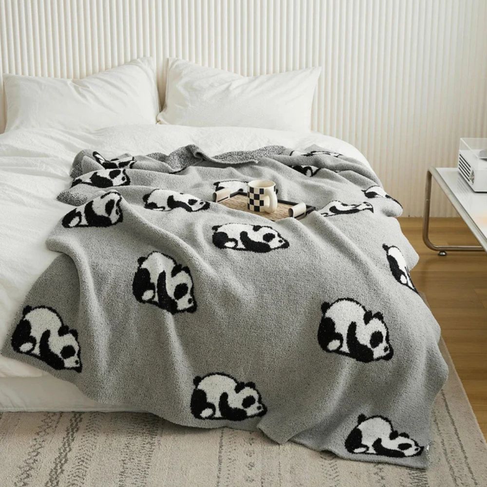Couverture panda kawaii pour enfants, confortable et respirante, en microfibre 6