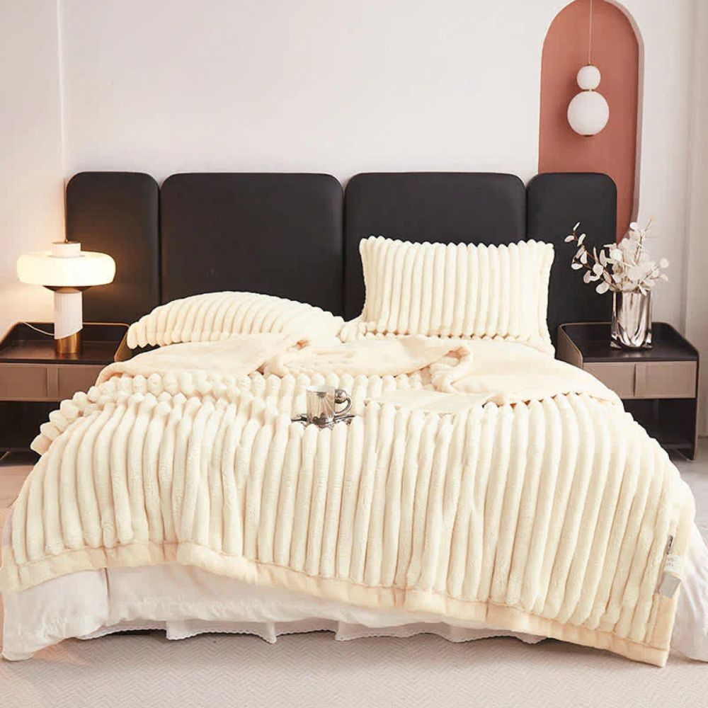 Couverture polaire douillette pour femmes et hommes en microfibre de haute qualité 0
