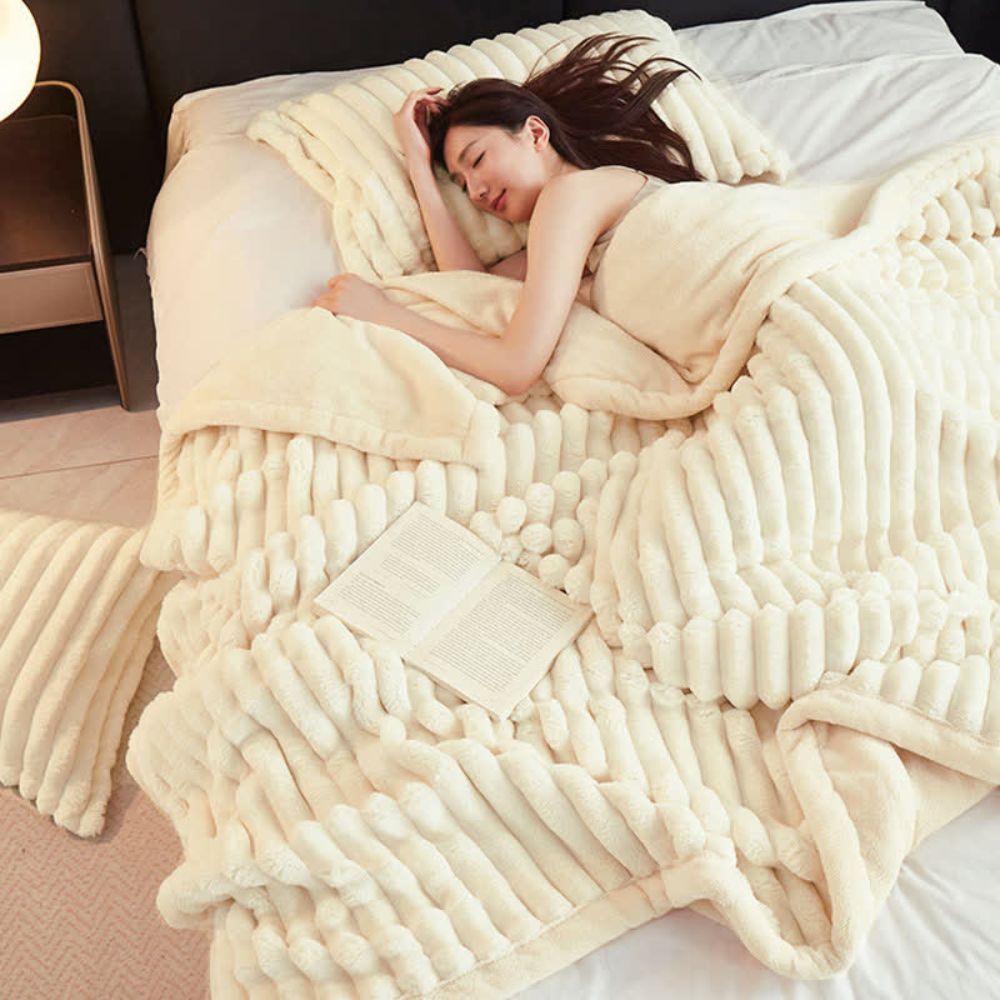 Couverture polaire douillette pour femmes et hommes en microfibre de haute qualité 1
