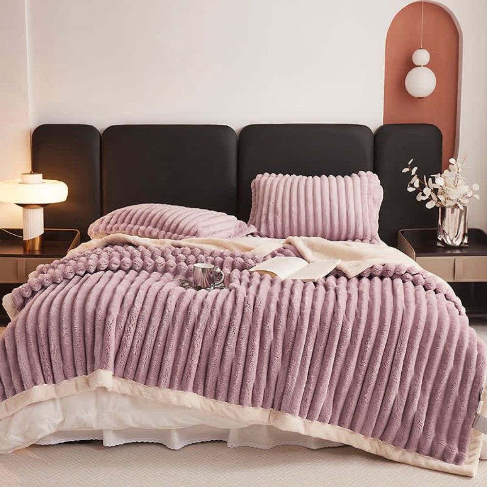 Couverture polaire douillette pour femmes et hommes en microfibre de haute qualité 6