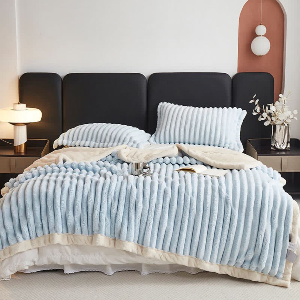 Couverture polaire douillette pour femmes et hommes en microfibre de haute qualité 8