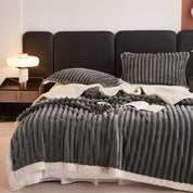Couverture polaire douillette pour femmes et hommes en microfibre de haute qualité 9