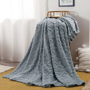 Couverture polaire ultra-douce pour adulte, isolante thermique 12