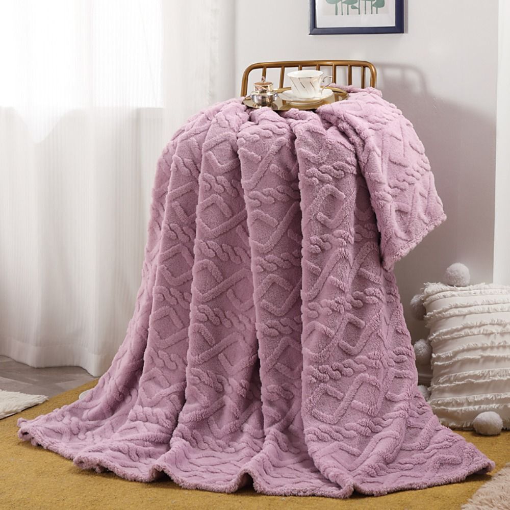 Couverture polaire ultra-douce pour adulte, isolante thermique 14