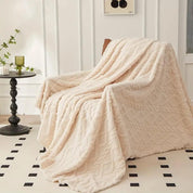 Couverture polaire ultra-douce pour adulte, isolante thermique 3