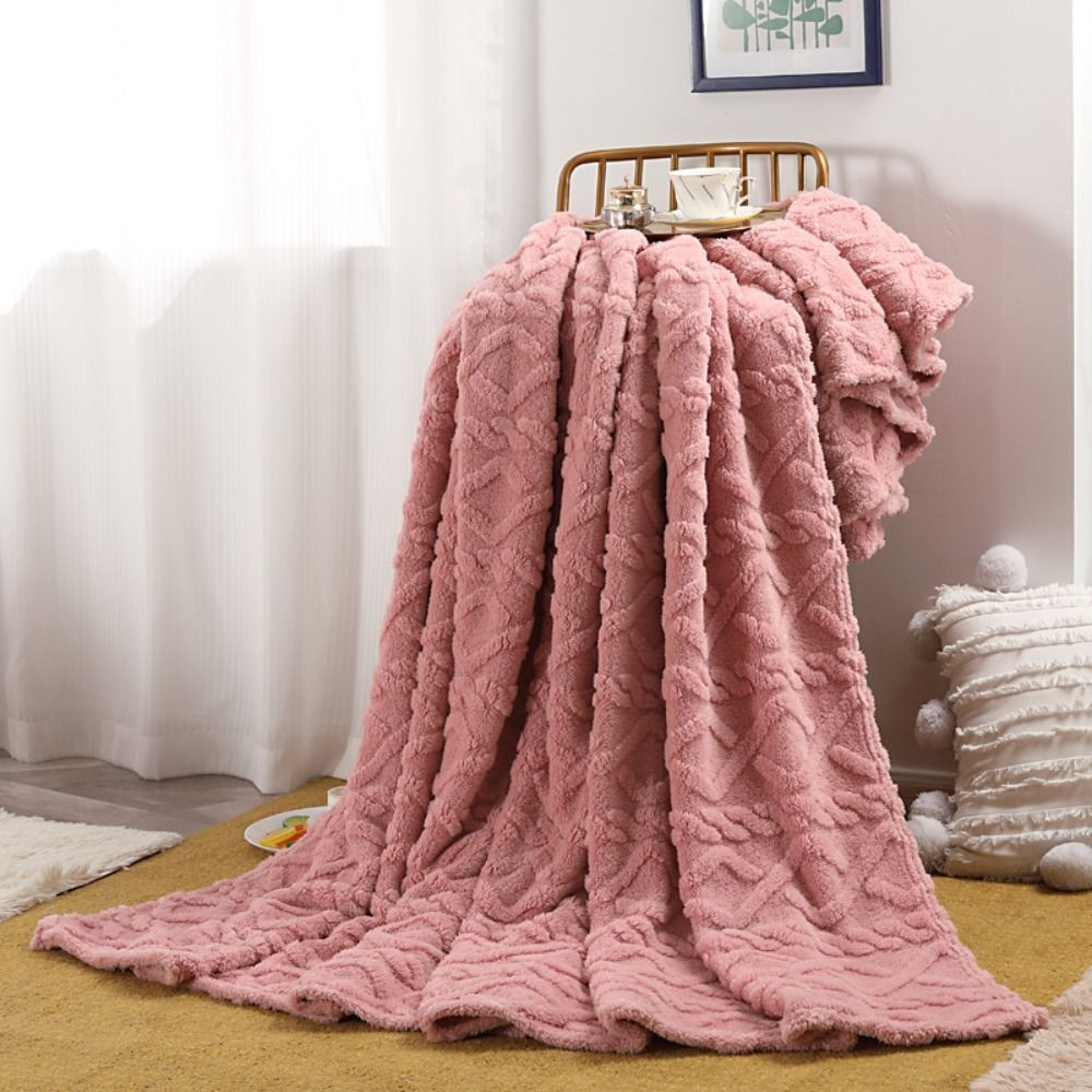 Couverture polaire ultra-douce pour adulte, isolante thermique 8
