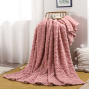 Couverture polaire ultra-douce pour adulte, isolante thermique 8
