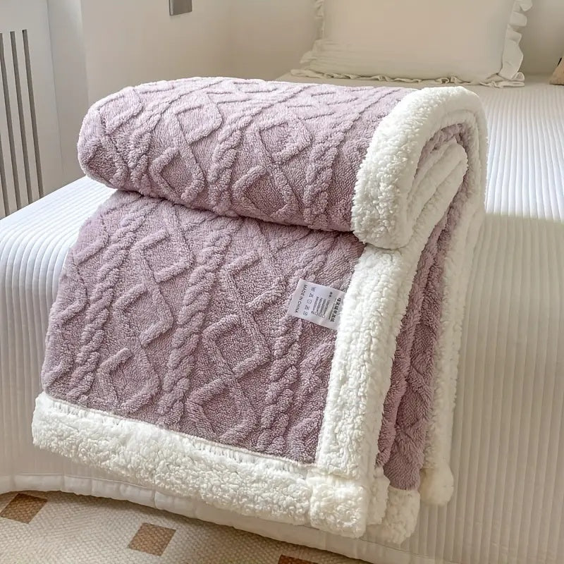 Couverture réversible en polaire Sherpa pour plus de confort 10