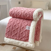 Couverture réversible en polaire Sherpa pour plus de confort 7