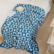 Couvre-lit décoratif pour femme à motif floral en microfibre 3