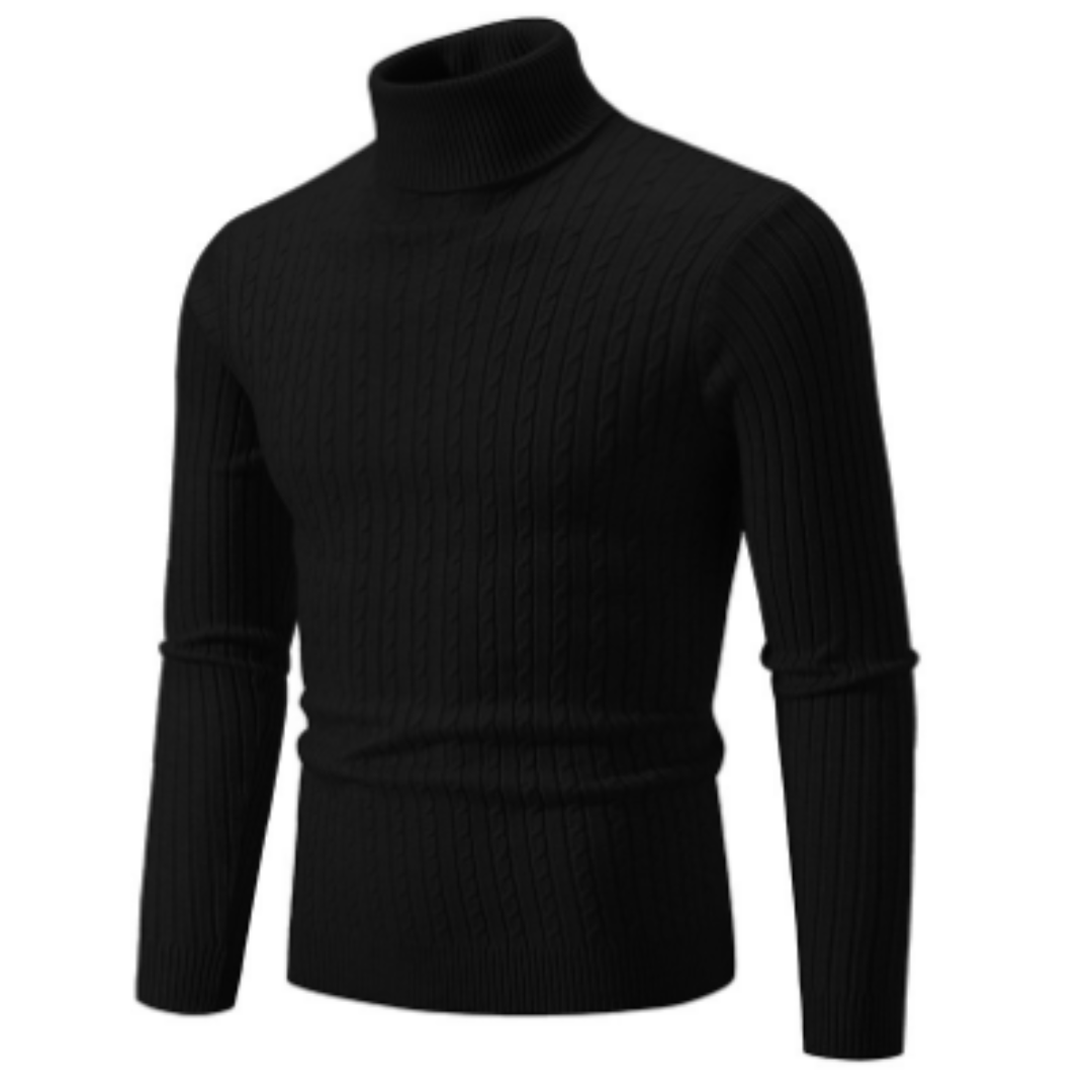 Dagmaro | Pull col roulé d'hiver en tricot pour homme | Chaleur 0