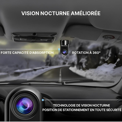 Dashcam voiture avec caméra de surveillance 2