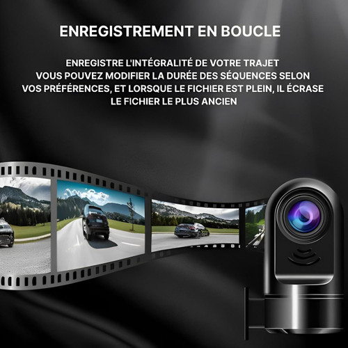 Dashcam voiture avec caméra de surveillance 7