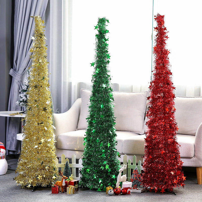 Décoration créative pour sapin de Noël avec des guirlandes 1