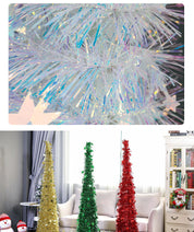 Décoration créative pour sapin de Noël avec des guirlandes 7