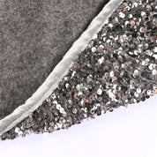 Décoration de Noël à paillettes pour sapin, jupe de sapin à paillettes 4