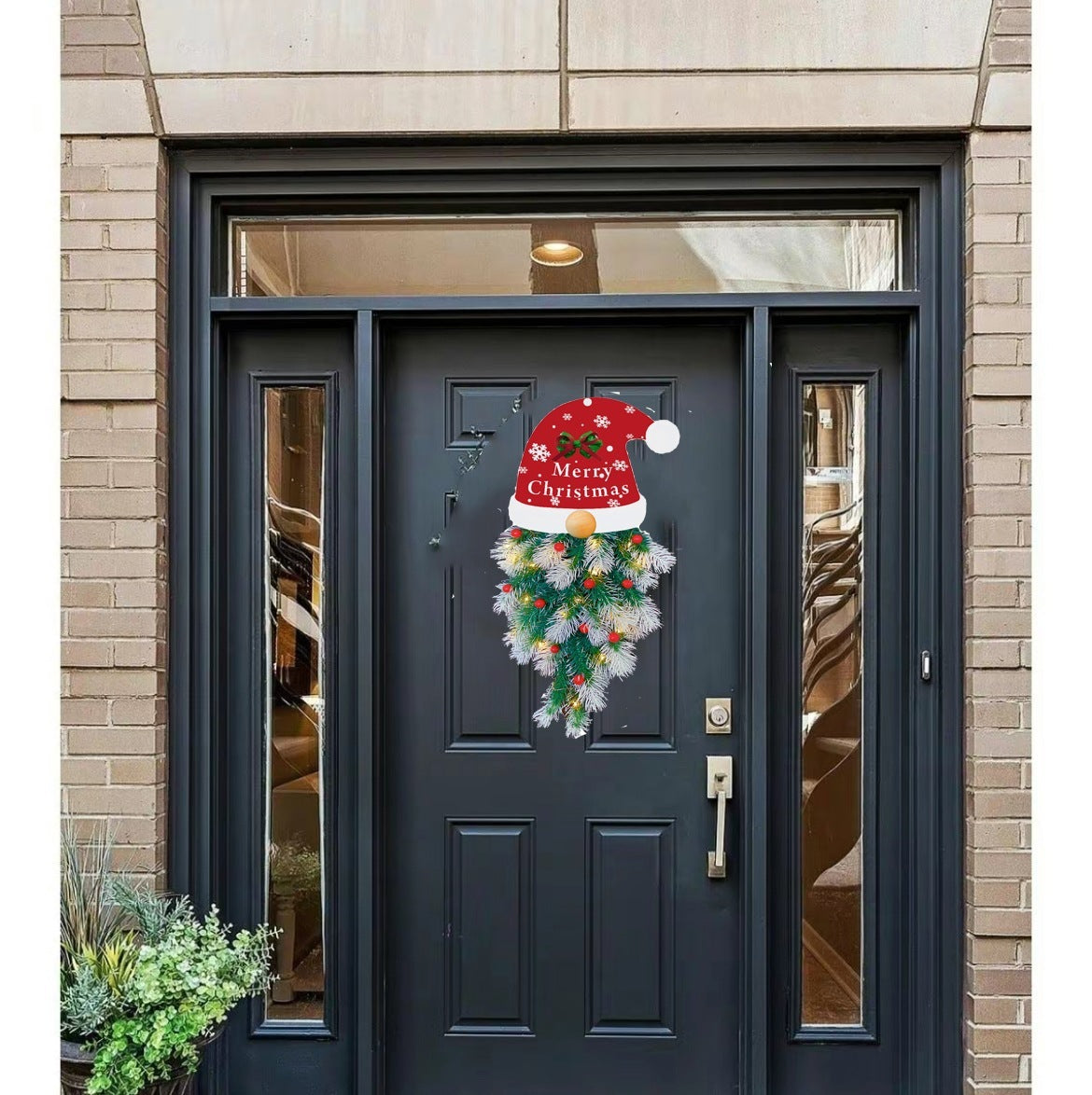 Décoration de sapin de Noël artificielle en guirlande suspendue 5