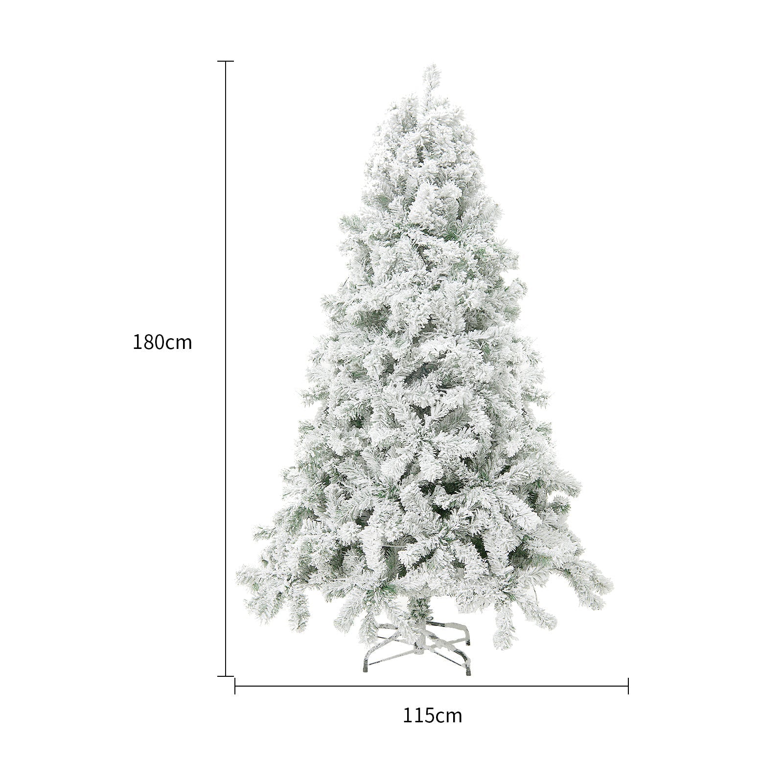 Décoration de sapin de Noël en PVC simulant la neige 5