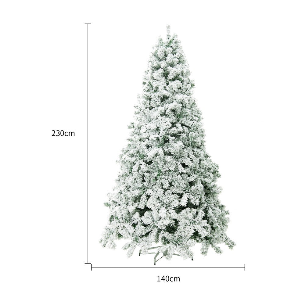 Décoration de sapin de Noël en PVC simulant la neige 7