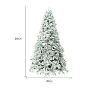 Décoration de sapin de Noël en PVC simulant la neige 7