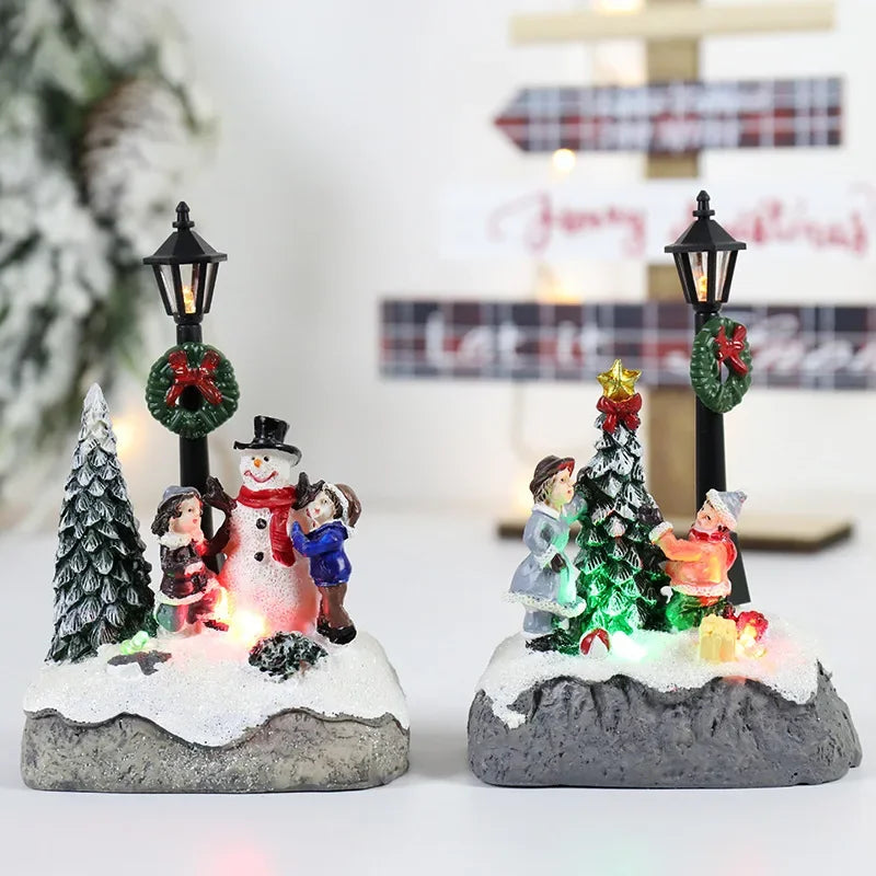 Décoration festive | Kit d'éclairage LED pour village de Noël 1