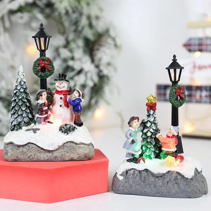 Décoration festive | Kit d'éclairage LED pour village de Noël 5