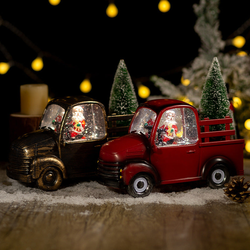 Décorations de Noël pour voiture, boules de cristal, artisanat, ornements 4