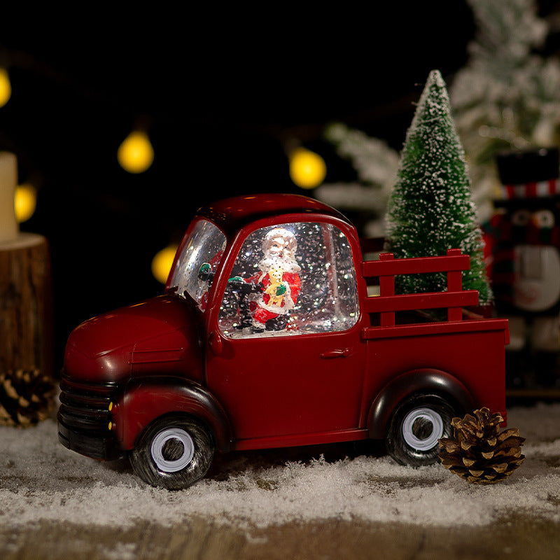 Décorations de Noël pour voiture, boules de cristal, artisanat, ornements 7