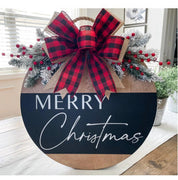 Décorations pour sapin de Noël : guirlande, assiette, panneau 0